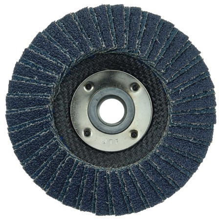 Weiler 4-1/2" Tiger X Flap Disc, Conical (TY29), 36Z, 5/8"-11 UNC 51204